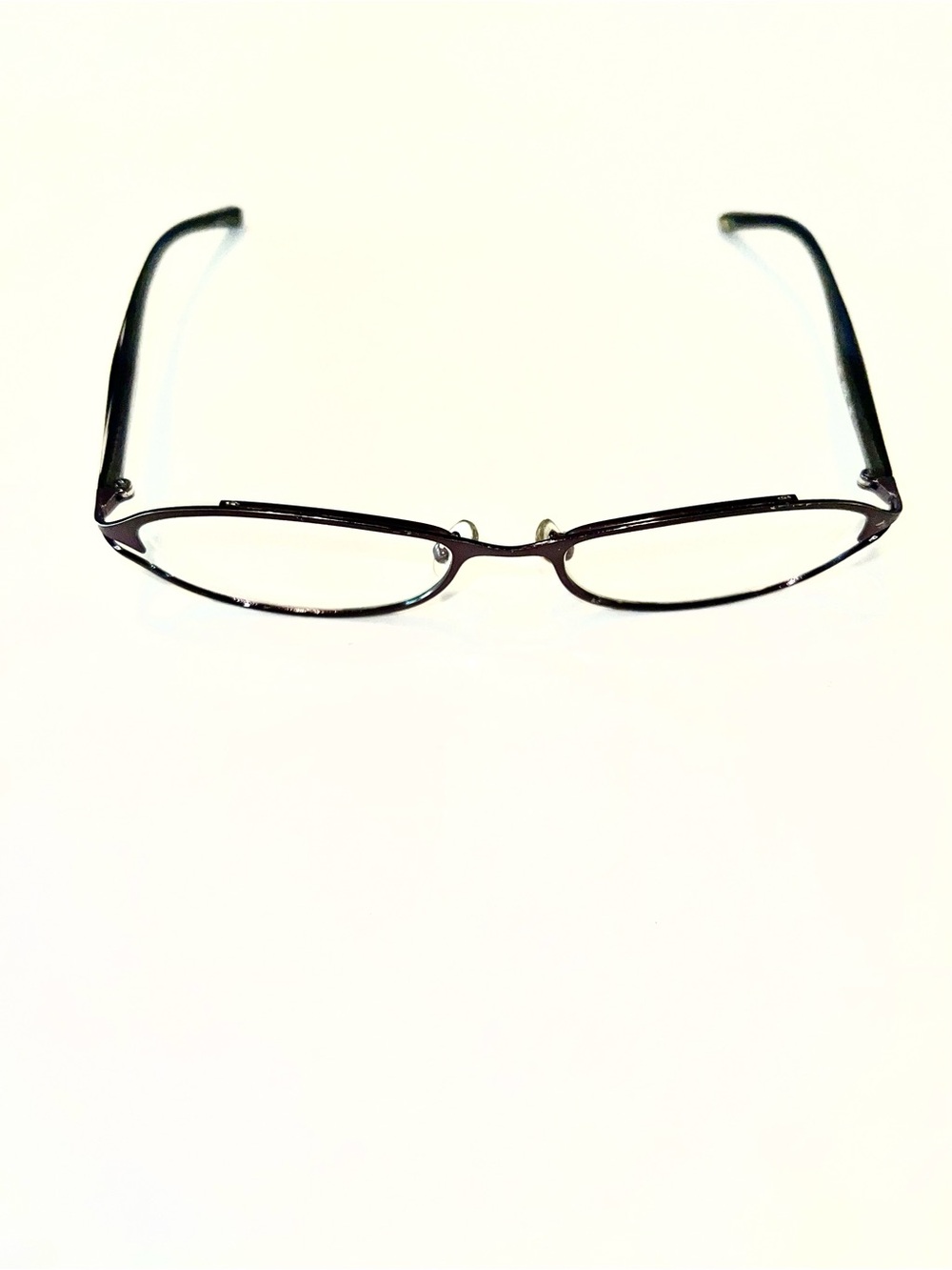 JONES NEW YORK J423 Black Gunmetal Oval Eyeglass Frames 50-18-135 Women